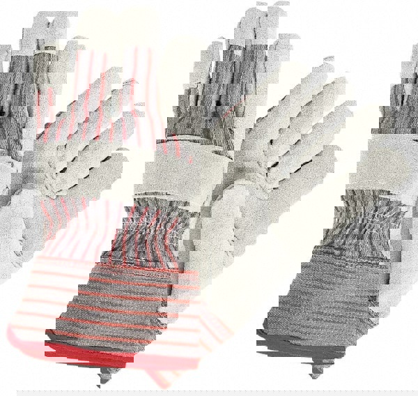 Gloves: Size L, Fleece-Lined, Cowhide